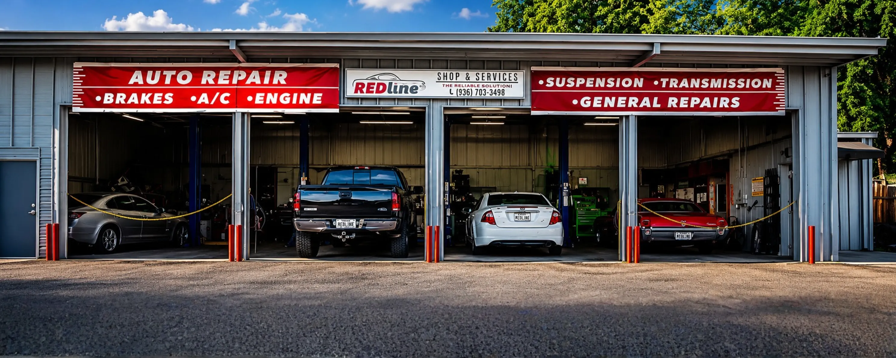 Redline Shop & Services auto repair shop in Conroe, TX